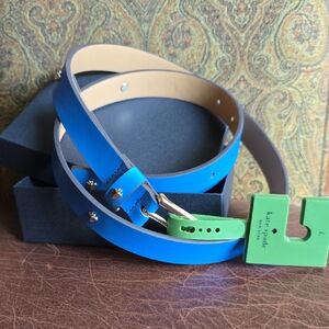 Kate Spade Blue Studded Belt